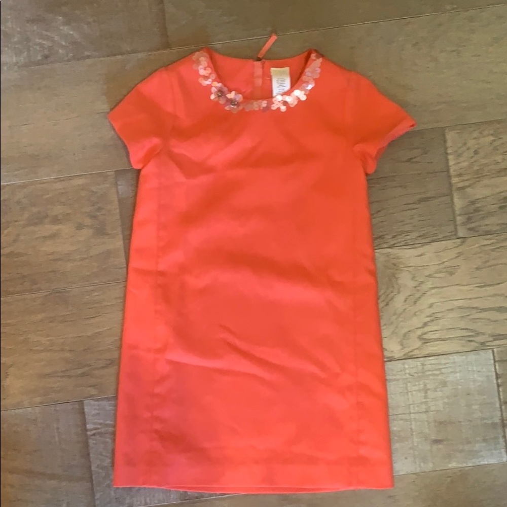 Girls size 7 Crewcuts lined dress